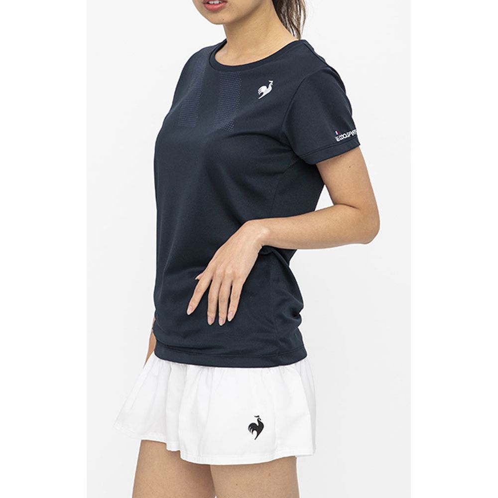 ルコック le coq sportif テニスウェア レディース ソレイユ ゲームシャツ QTWVJA90 2023FW