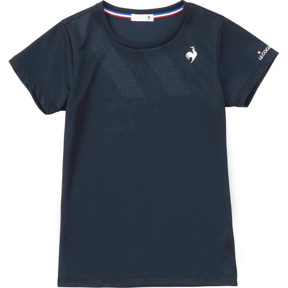 ルコック le coq sportif テニスウェア レディース ソレイユ ゲームシャツ QTWVJA90 2023FW