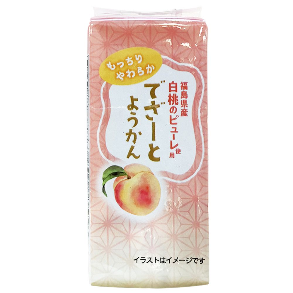 でざーとようかん白桃 80本入り（10本×8箱 ） DSRT-YKWPE-BOX 健康・ボディケアその他 でざーとようかん白桃 80本入り 10本×8箱 DSRT-YKWPE-BOX 健康・ボディ
