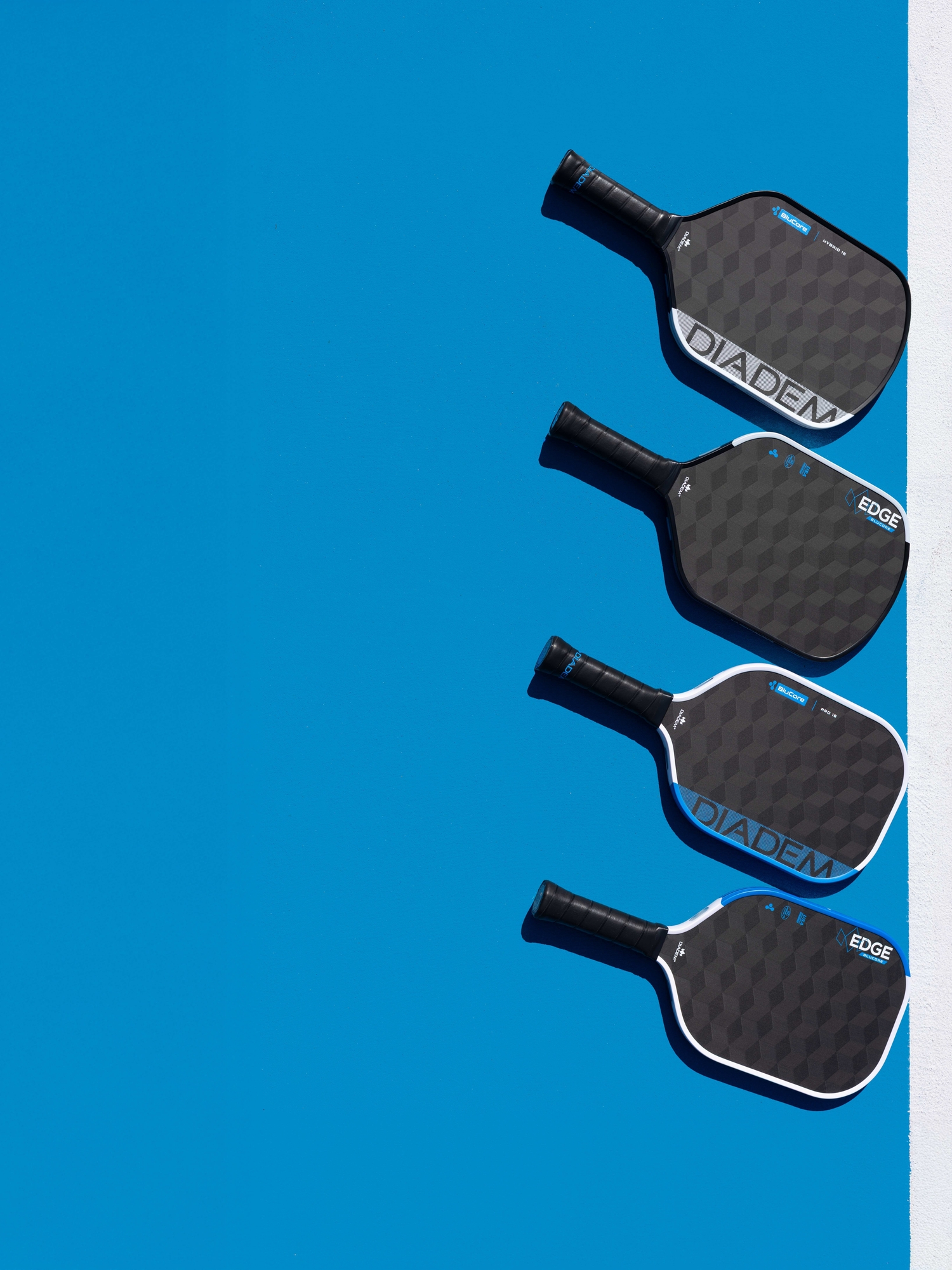 最短当日出荷」ダイアデム DIADEM ピックルボールパドル EDGE BLUCORE