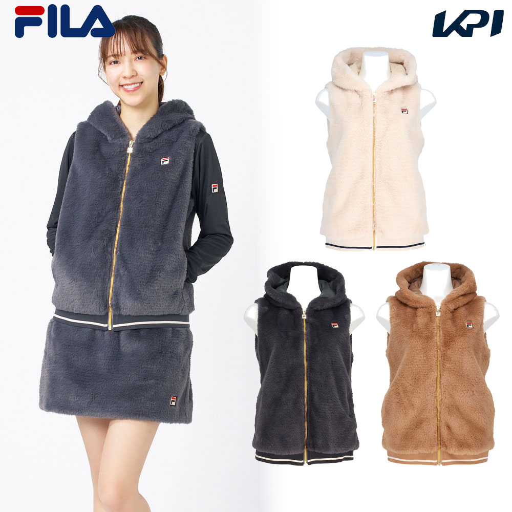 美品！FILA フィラ  レディース　テニス　ベスト　ネイビー　M FILA フィラ テニスウェア レディース ベスト EL0254 2025FW 10