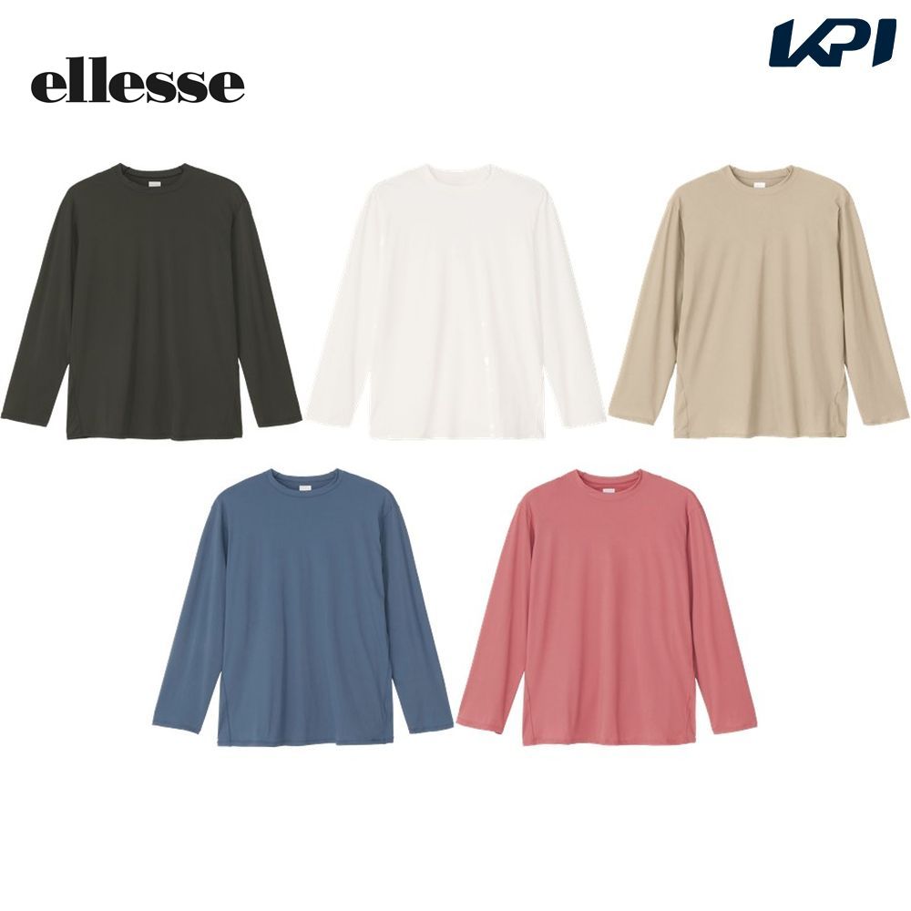 エレッセ Ellesse テニスウェア メンズ   4WAYストレッチロングスリーブシャツ EM023152 2023FW｜kpi