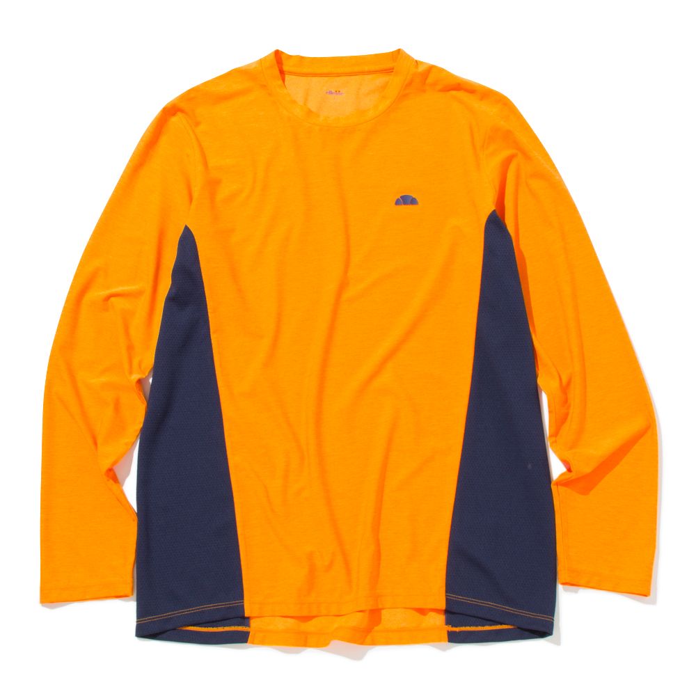 エレッセ Ellesse テニスウェア メンズ L／Sメランジクルー EM09305 2019FW｜kpi｜03