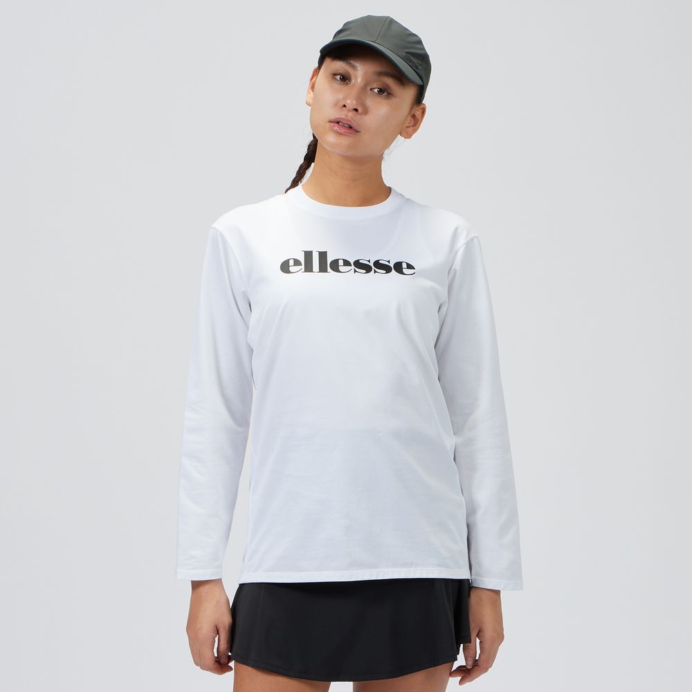 エレッセ Ellesse テニスウェア ユニセックス ハイゲージロングスリーブロゴティ EU123102 2023SS