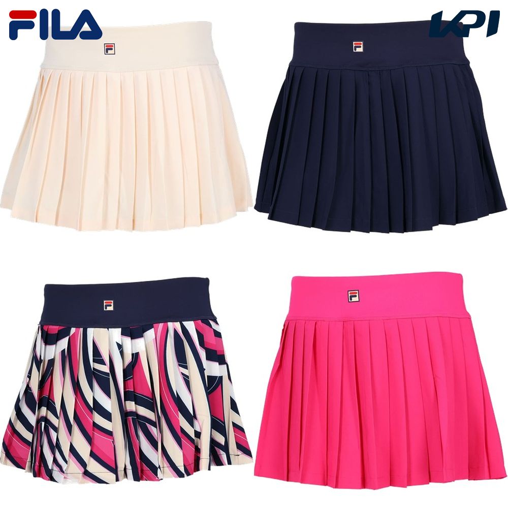 フィラ FILA テニスウェア レディース PLEATED MOVEN スコート インナースパッツ付き スカート KPI限定モデル FBM5059  2023FW 『即日出荷』