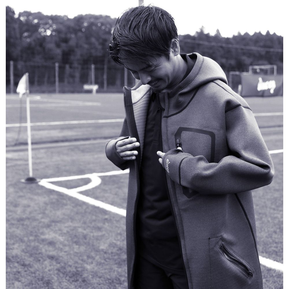 blueeq ブルイク スポーツウェア ユニセックス ATHLETE FIELD COAT アスリートフィールドコート ベンチコート グレー BQAJ-00017 2023FW『即日出荷』｜kpi｜14