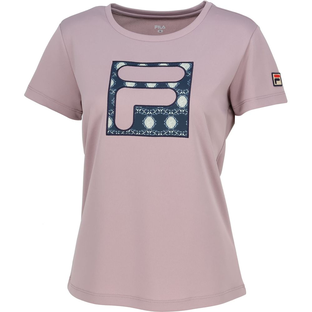 FILA フィラ テニスウェア レディース アップリケTシャツ EL0005