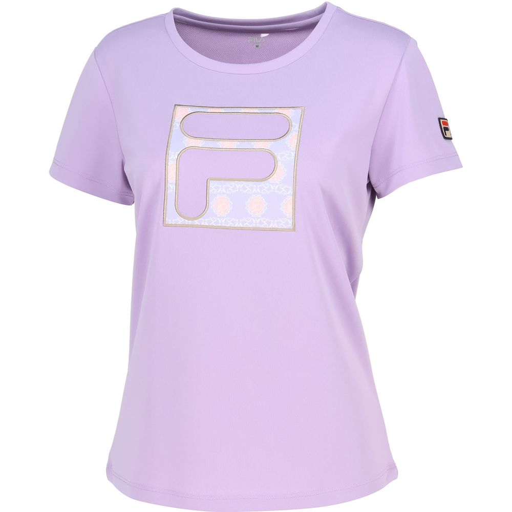 FILA フィラ テニスウェア レディース アップリケTシャツ EL0005