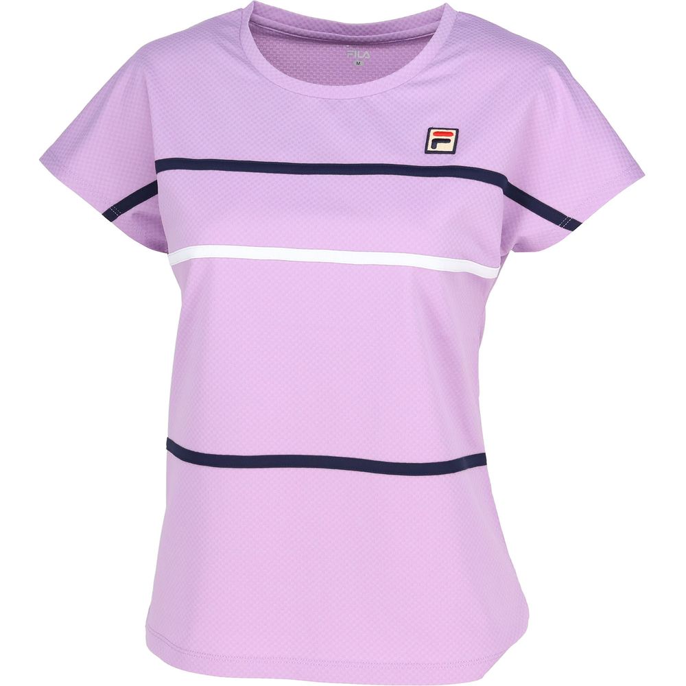 フィラ FILA テニスウェア ゲームシャツ 2025SS FILA フィラ テニスウェア レディース ゲームシャツ EL0017