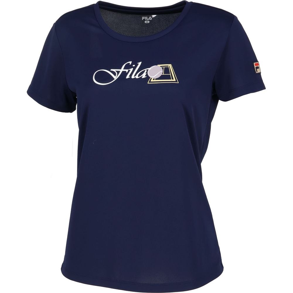 FILA（フィラ） テニスウェア レディース グラフィックTシャツ EL0046