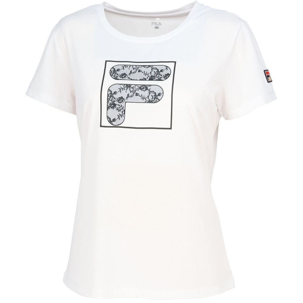 FILA(フィラ) テニスウェア レディース グラフィックTシャツ EL0064 FILA(フィラ) テニスウェア レディース グラフィックTシャツ EL0064