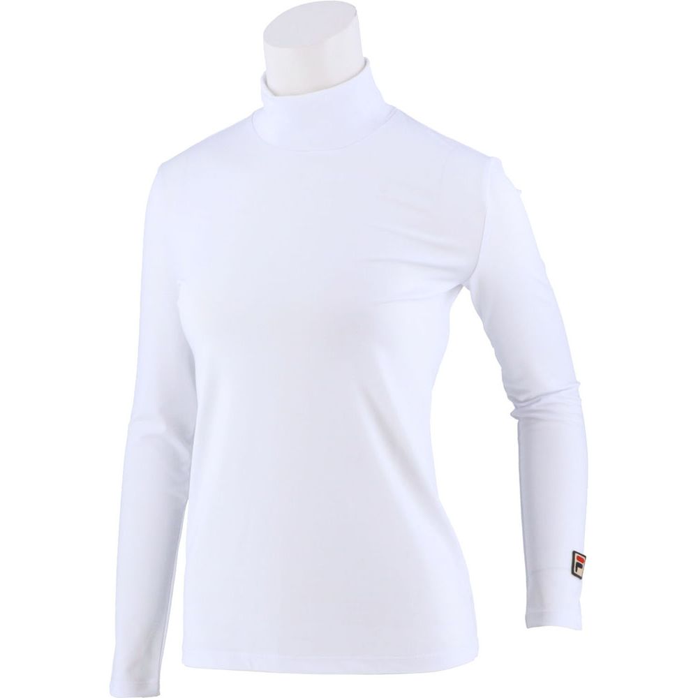 FILA テニスウェア ホワイト XL FILA（フィラ） テニスウェア レディース ロングスリーブシャツ EL0109