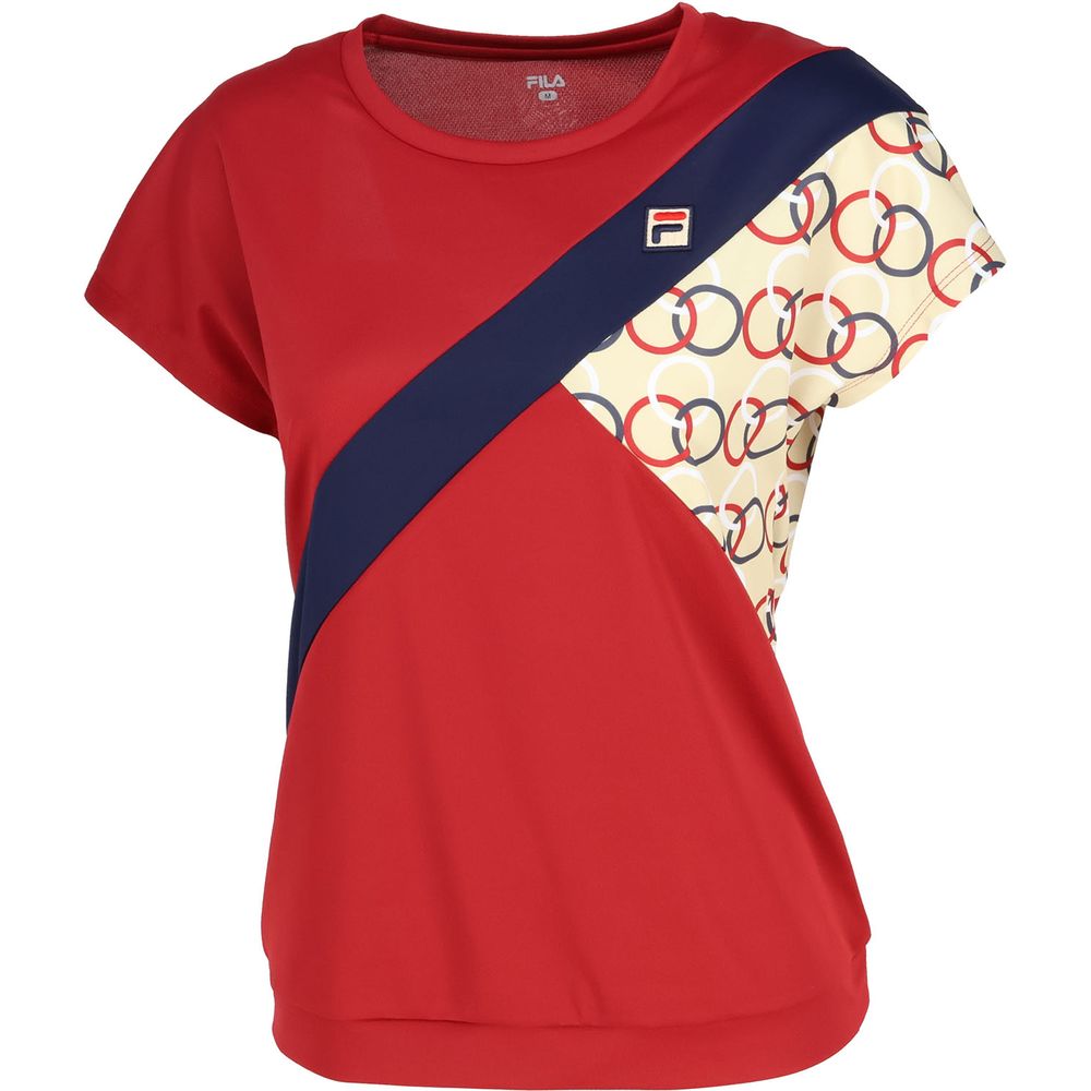 FILA - FILAテニスウェア　レッド　Lサイズ美品 フィラ FILA テニスウェア レディース スコート VL2762 2023FW