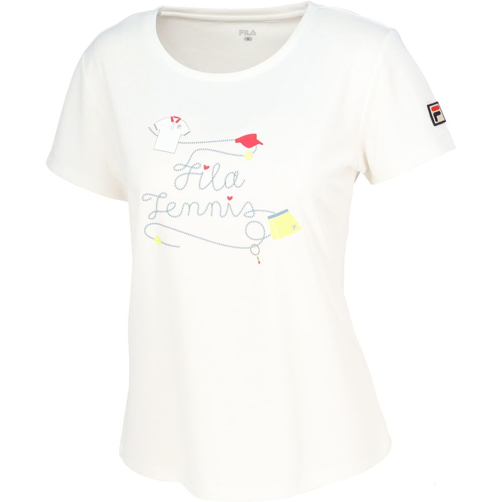 FILA - フィラ  2021春夏モデル　今期新作シャツ２枚 FILA フィラ tシャツ メンズ 半袖 フェイクレイヤード カレッジ