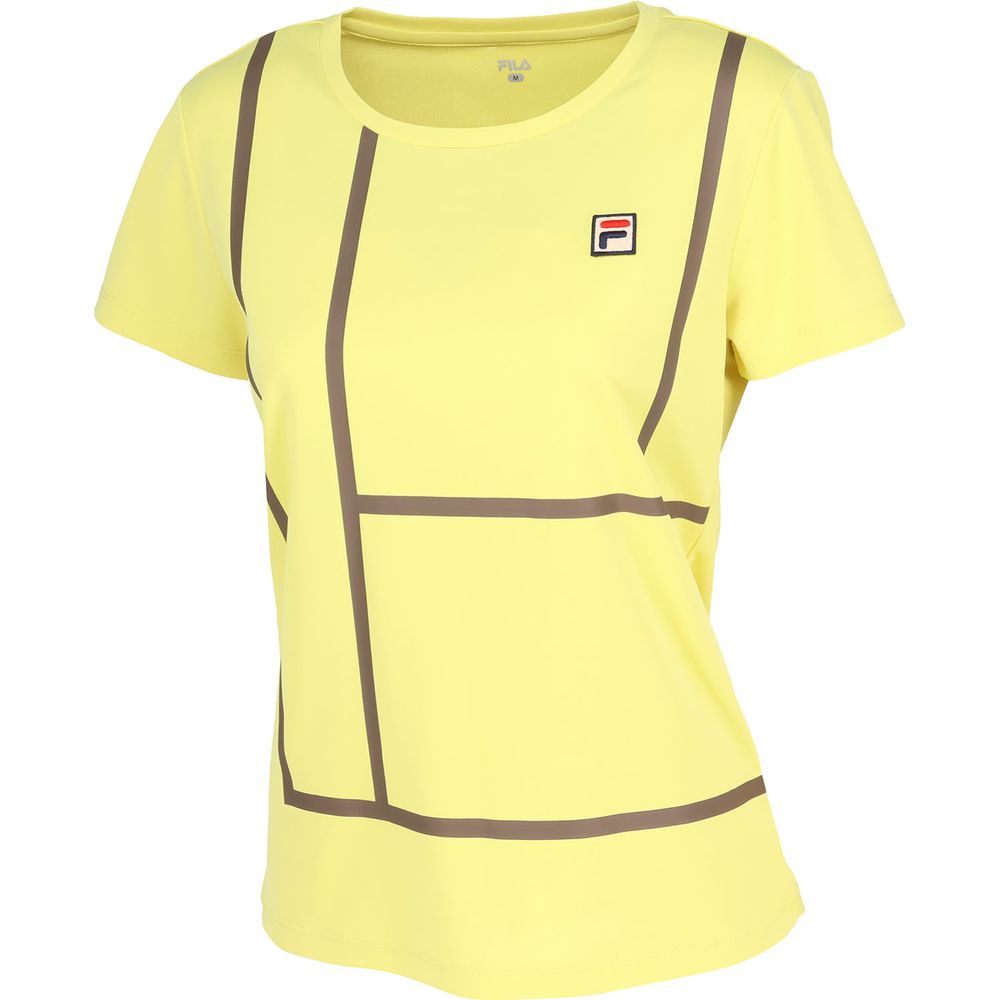 FILA テニスポロシャツ イエロー　未開封新品 FILA（フィラ） 「最短当日出荷」フィラ テニスウェア レディース