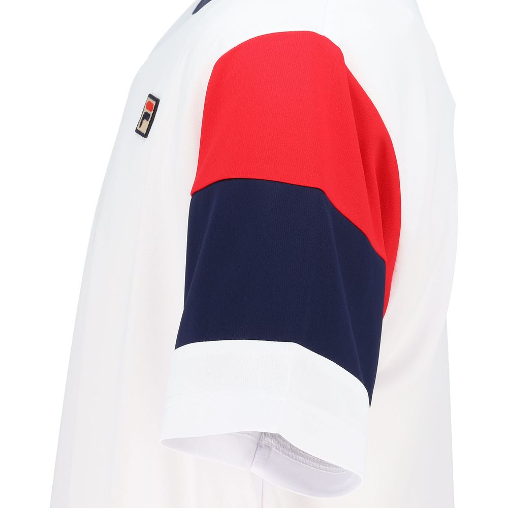 FILA フィラ テニスウェア メンズ ゲームシャツ EM0075 2025SS