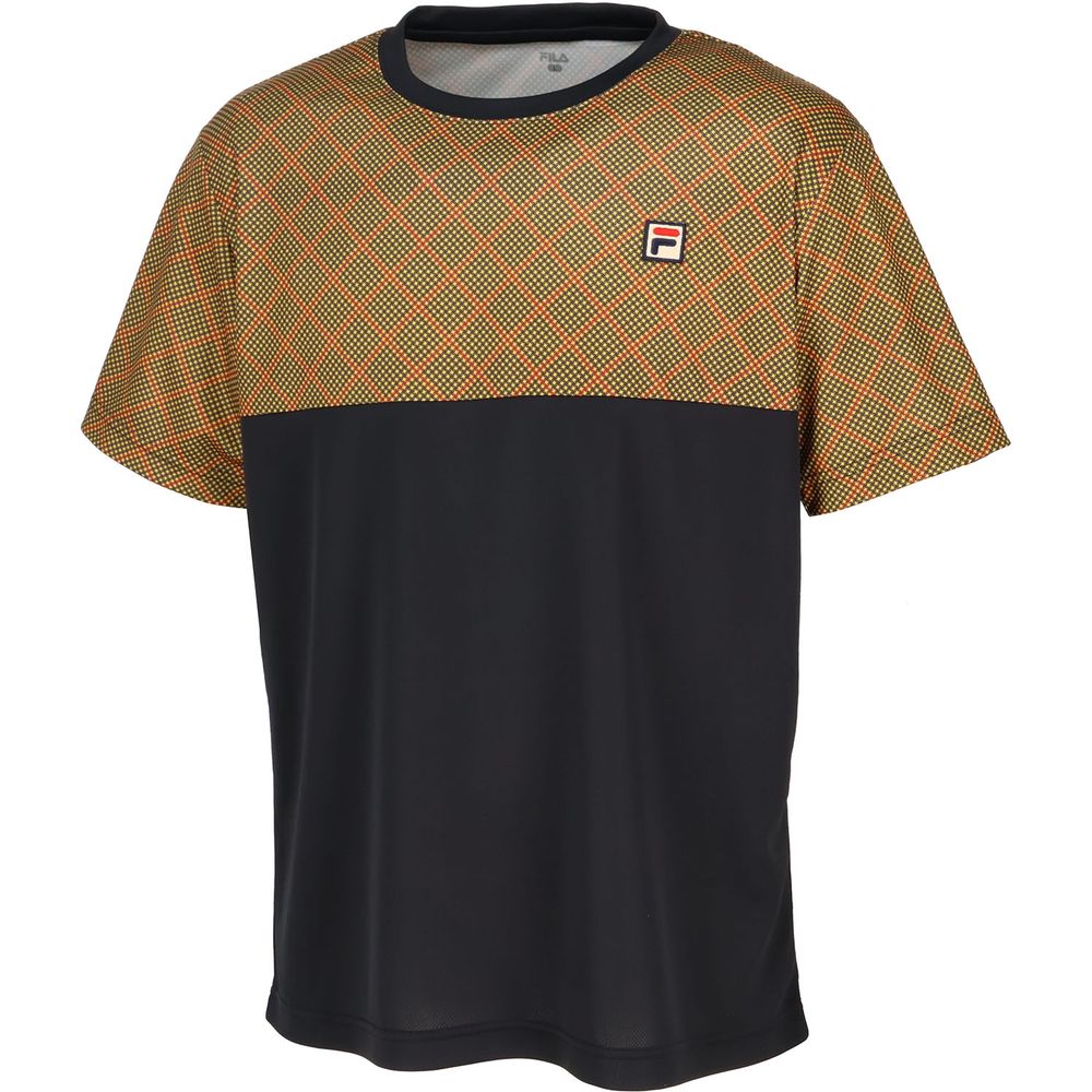 pro　フィラ FILA テニスウェア メンズ 総柄 FILA テニス シャツ（性別：メンズ）｜ウエア｜テニス｜スポーツ