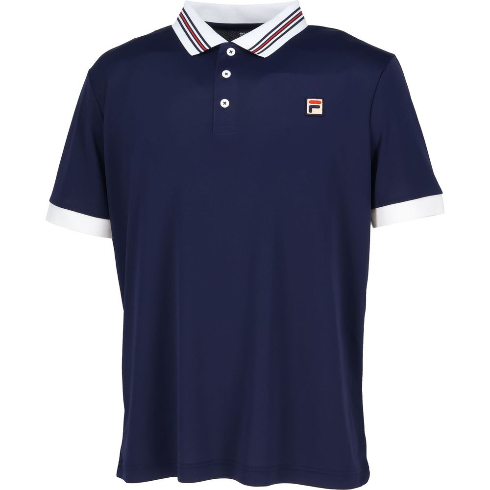 FILA フィラ テニスウェア 半袖ポロシャツ VM5628レッド メンズM新品 ウインザーオンラインショップ【販売開始前商品 8月6日発売予定