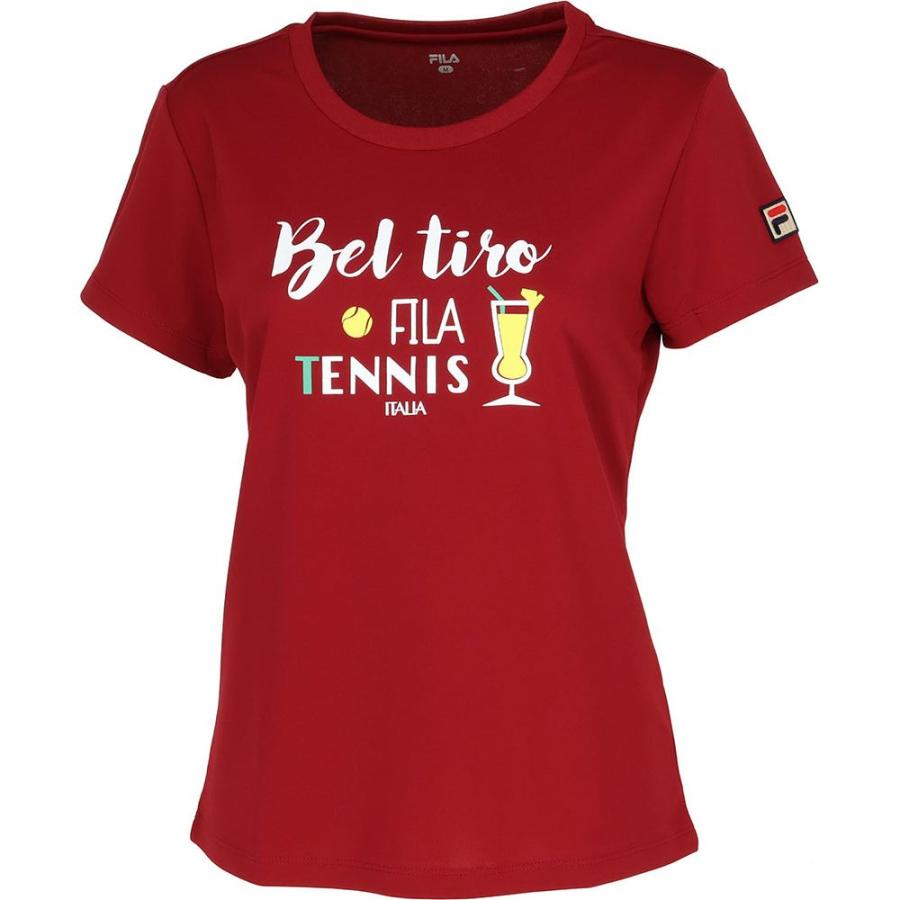 大流行中！大流行中！フィラ FILA テニスウェア レディース RAKUTEN オープン 限定Tシャツ VL2575 2022FW 『即日出荷』  ウエア
