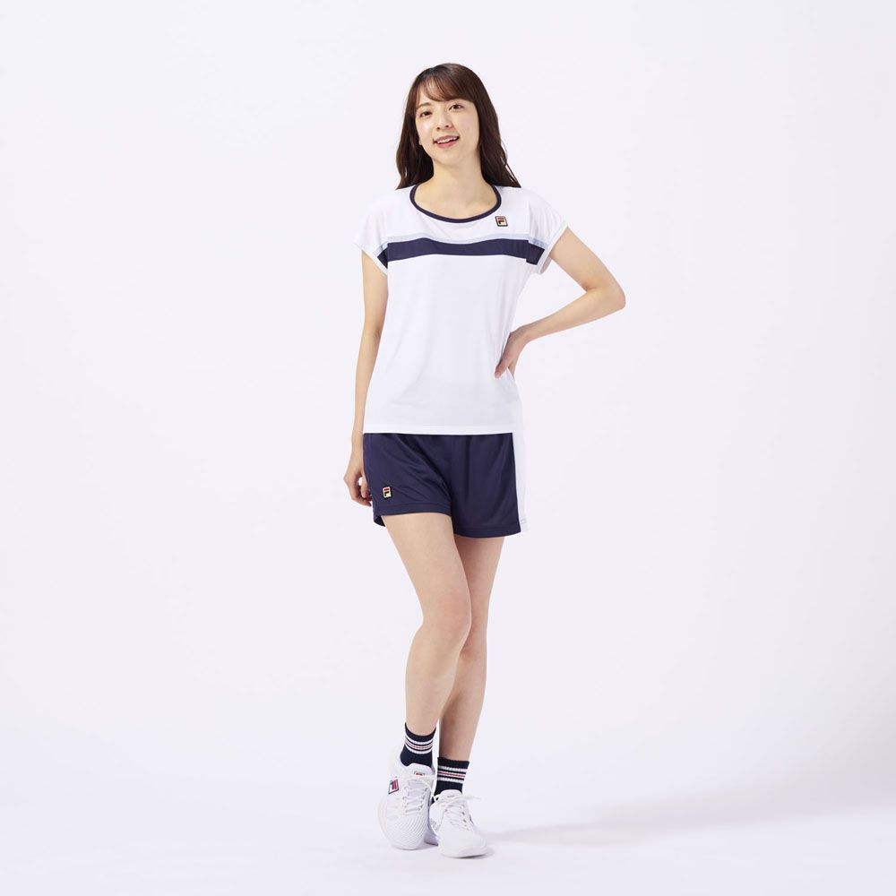 フィラ FILA テニスウェア レディース ゲームシャツ VL2596 2023SS