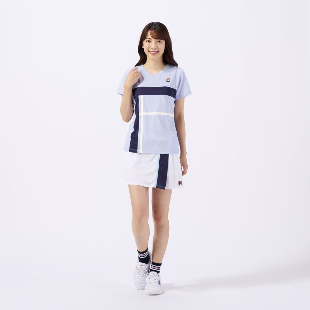 フィラ FILA テニスウェア レディース ゲームシャツ VL2598 2023SS 