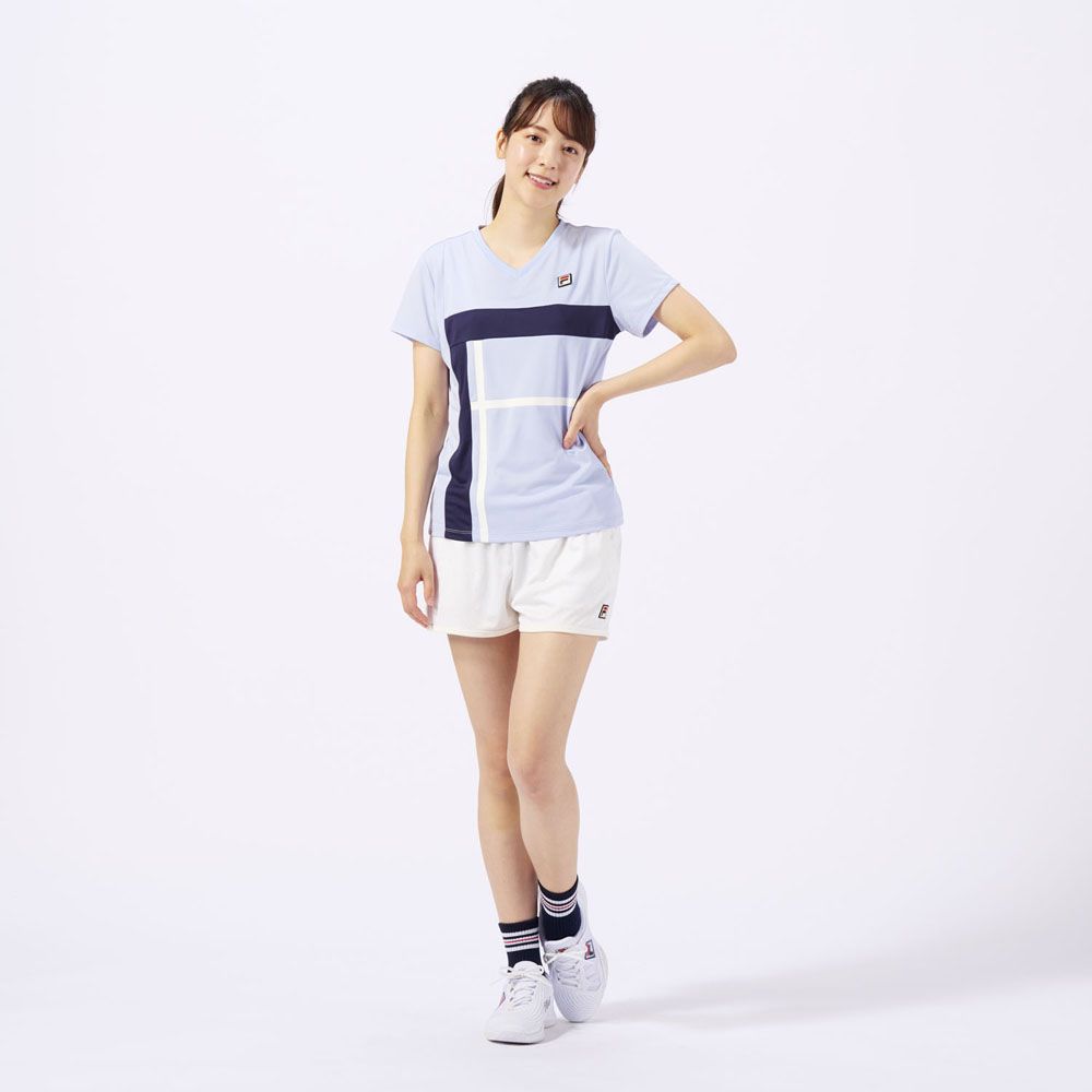 フィラ FILA テニスウェア レディース ショートパンツ VL2641 2023SS