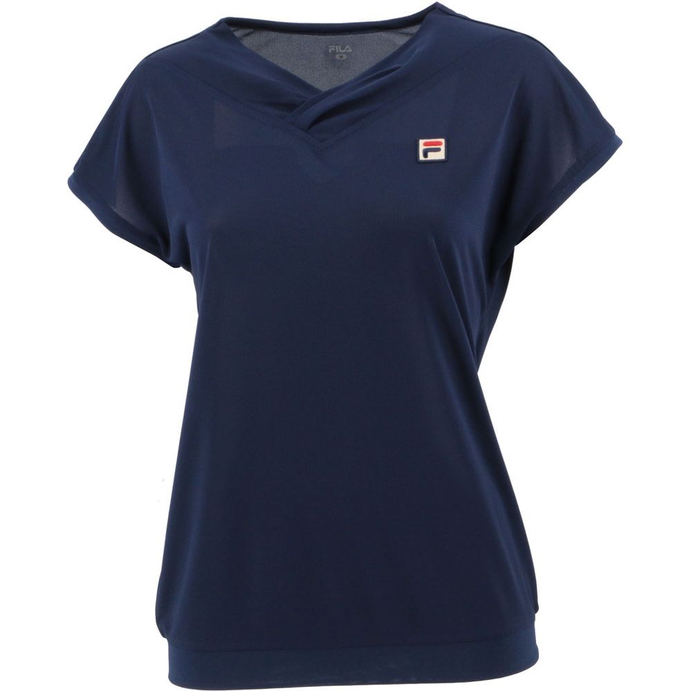 新品タグ付FILA テニスゲームシャツXL FILA フィラ テニスウェア レディース ゲームシャツ VL2948