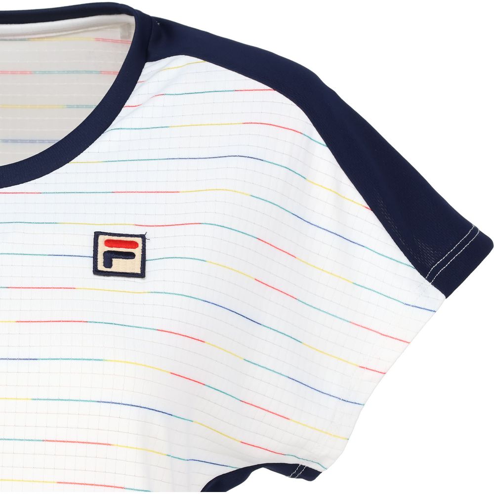 フィラ FILA テニスウェア レディース   ゲームシャツ VL2800 2024SS｜kpi｜08