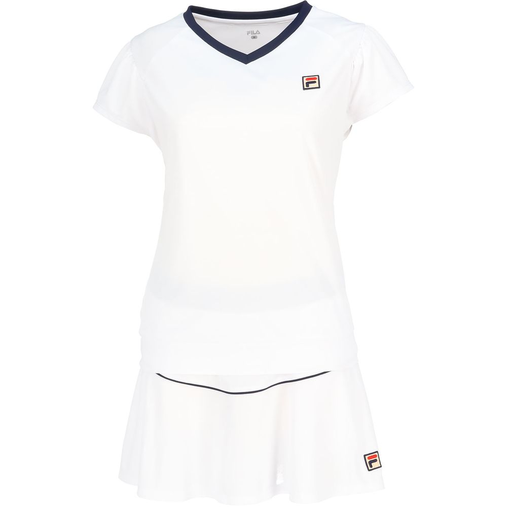 フィラ FILA テニスウェア レディース ゲームシャツ VL2821 2024SS 