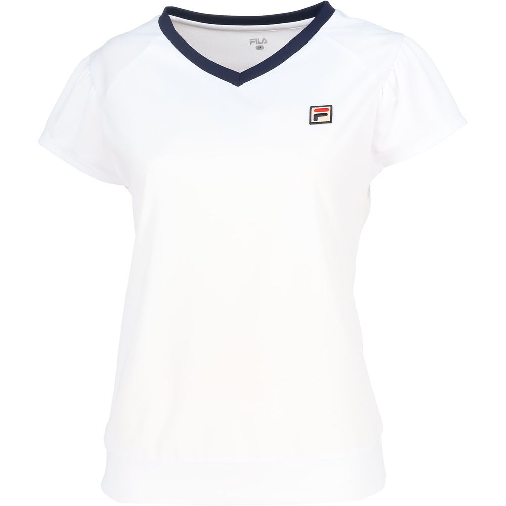 フィラ テニスウェア レディース VL2821 2024SS FILA   ゲームシャツ