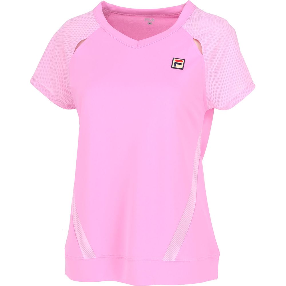 フィラ FILA テニスウェア レディース   ゲームシャツ VL2834 2024SS
