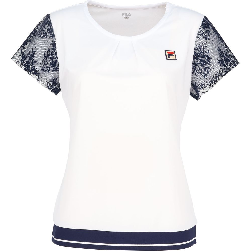 フィラ テニスウェア レディース VL2839 2024SS FILA   ゲームシャツ
