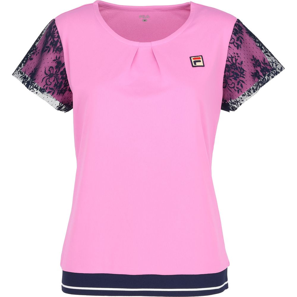 フィラ FILA テニスウェア レディース   ゲームシャツ VL2839 2024SS｜kpi｜04
