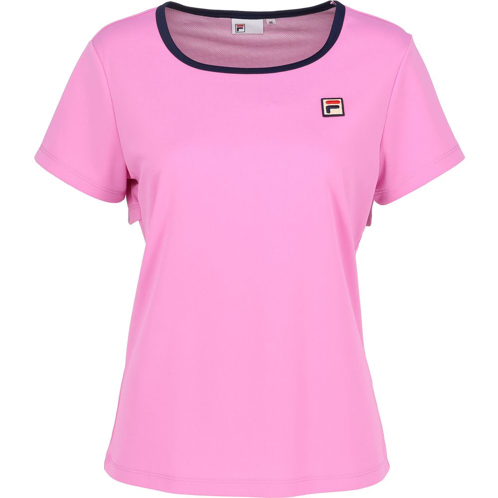 フィラ FILA テニスウェア レディース   ゲームシャツ VL2843 2024SS