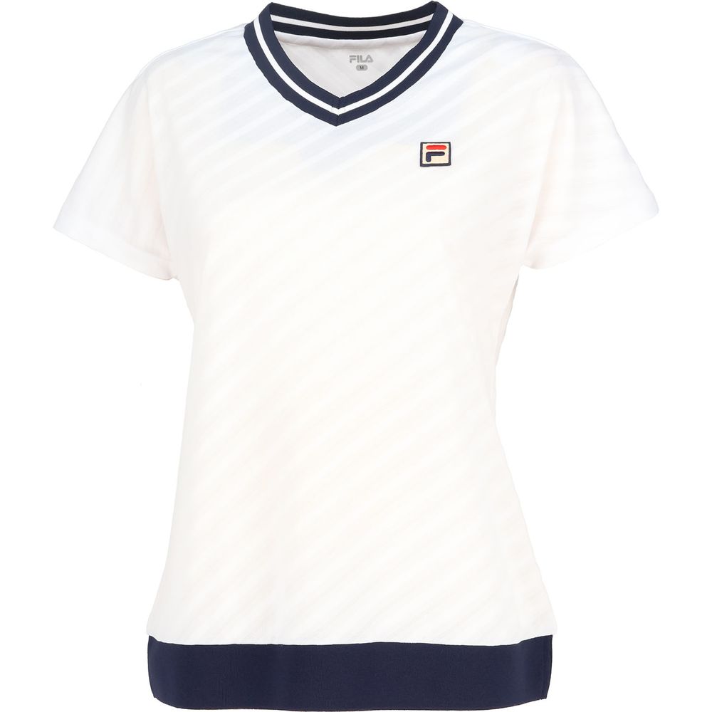 フィラ FILA テニスウェア レディース   ゲームシャツ VL2864 2024SS