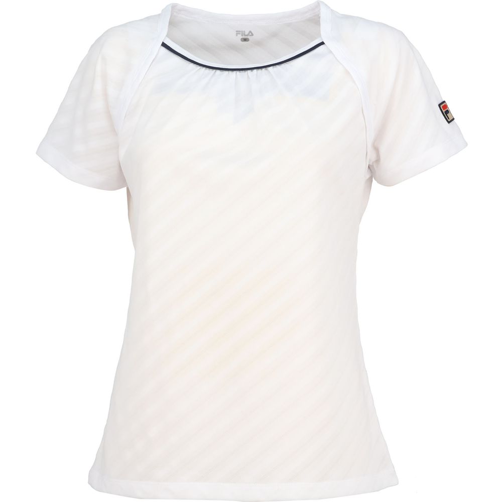 フィラ FILA テニスウェア レディース   ゲームシャツ VL2865 2024SS｜kpi｜02