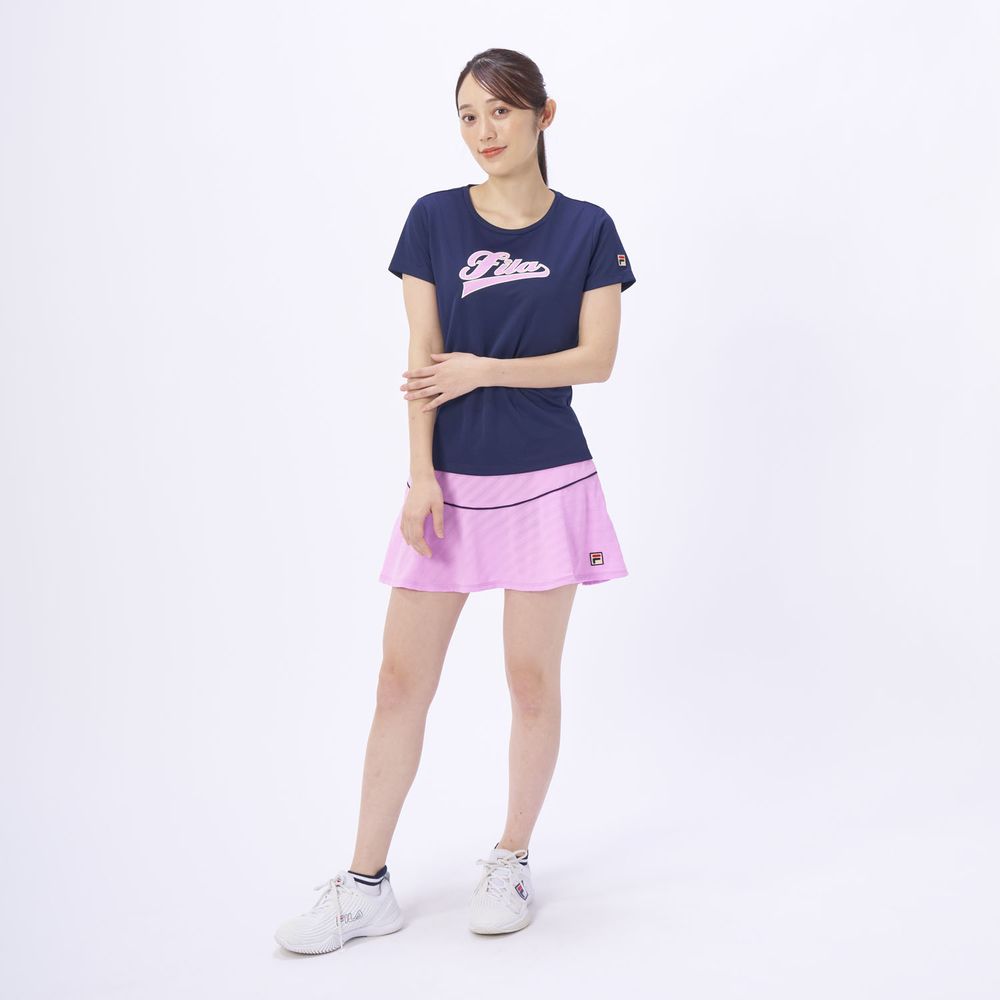 FILA（フィラ） テニスウェア レディース アップリケTシャツ VL2866