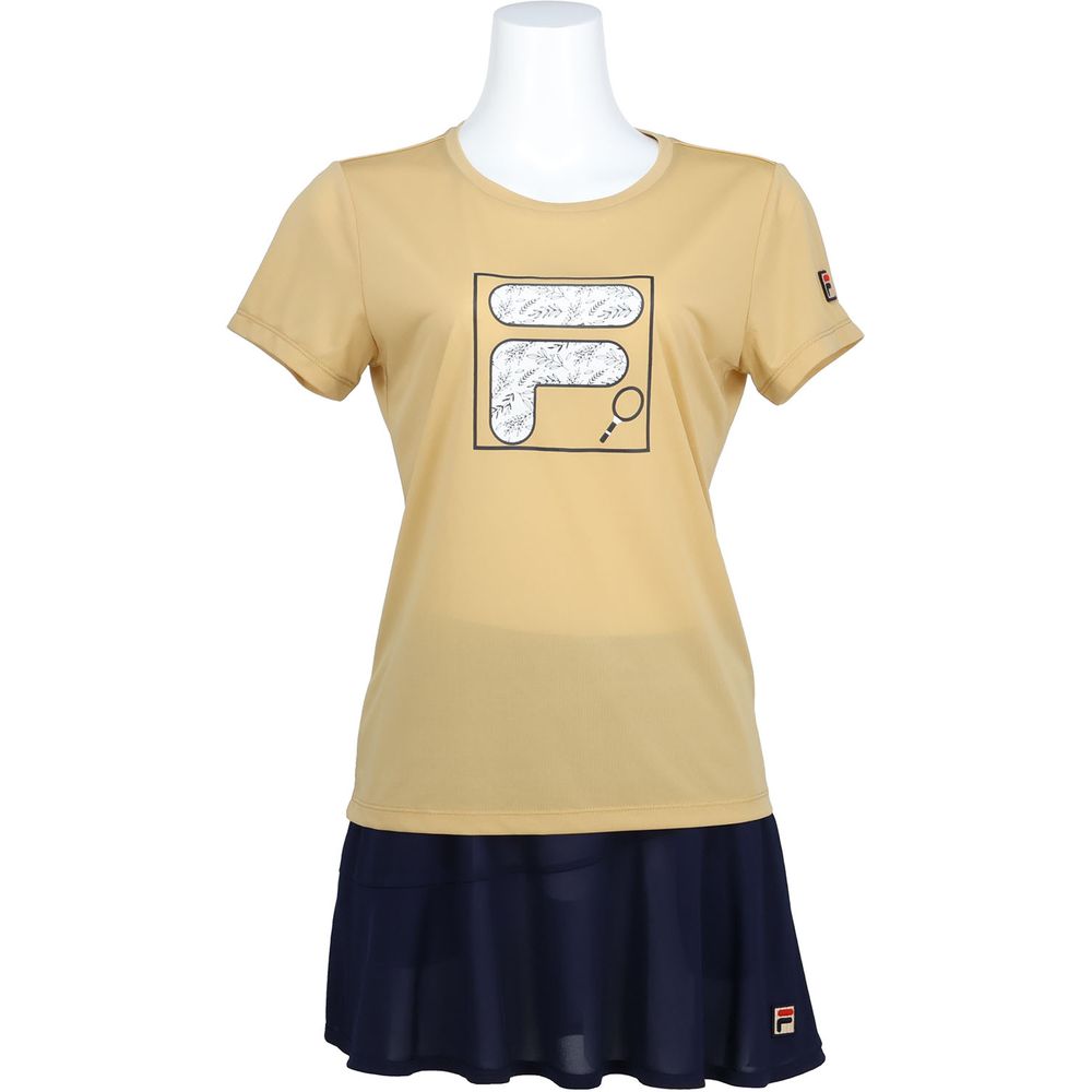 フィラ FILA テニスウェア レディース グラフィックTシャツ VL2880 2024SS 6月上旬発売予定※予約