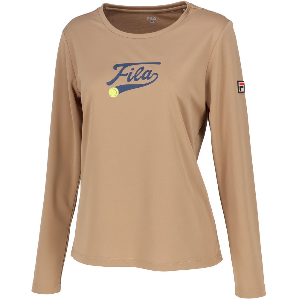 フィラ FILA テニスウェア レディース   ロングスリーブシャツ VL2954 2024FW 9...