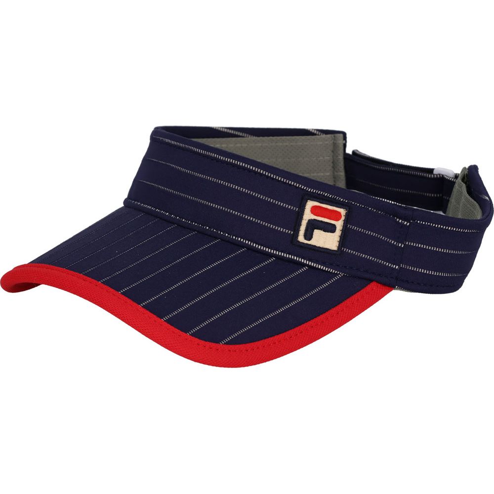 FILA フィラ テニスキャップ・バイザー レディース ボックスロゴ