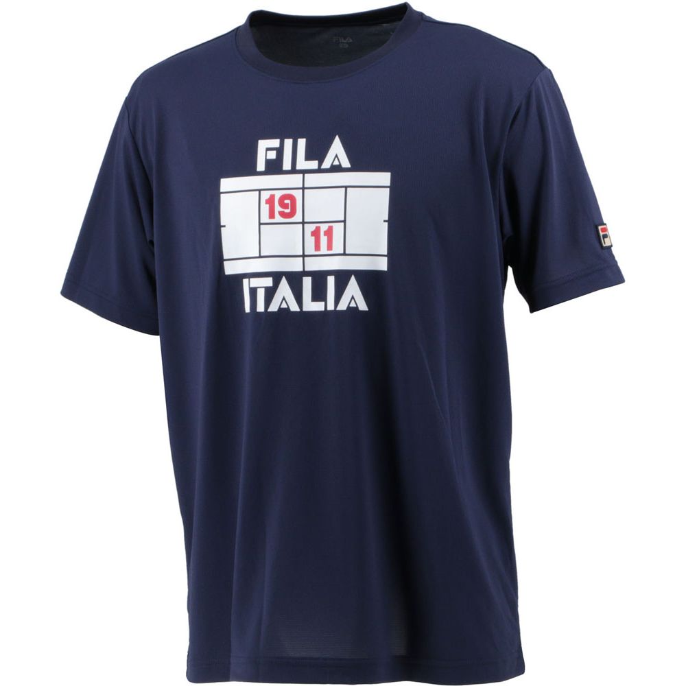 フィラ FILA テニスウェア メンズ グラフィックTシャツ VM5605 2023SS