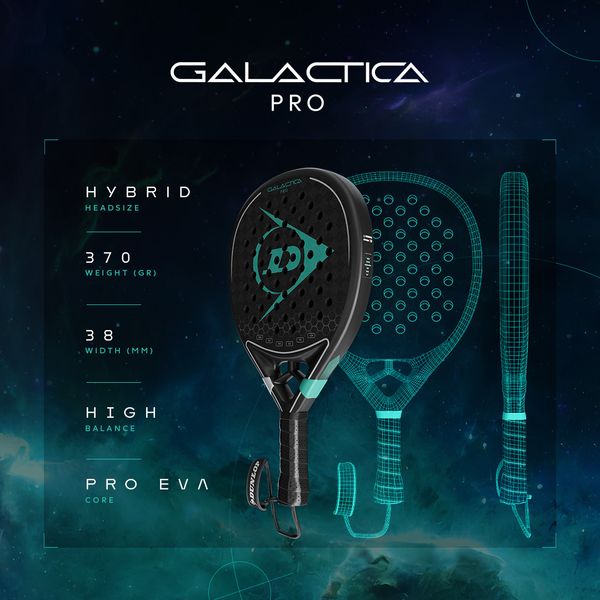 DUNLOP（ダンロップ） パデルラケット 2025 GALACTICA PRO