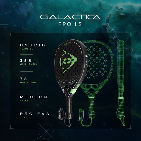 DUNLOP（ダンロップ） パデルラケット 2025 GALACTICA PRO LS