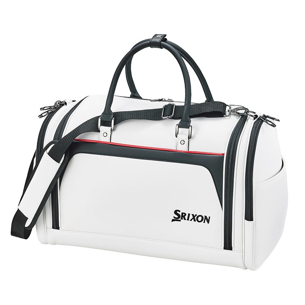 スリクソンSRIXON ホワイトボストンバッグ　GCB-S205 DUNLOP（ダンロップ） スリクソン SRIXON ゴルフバッグ・ケース