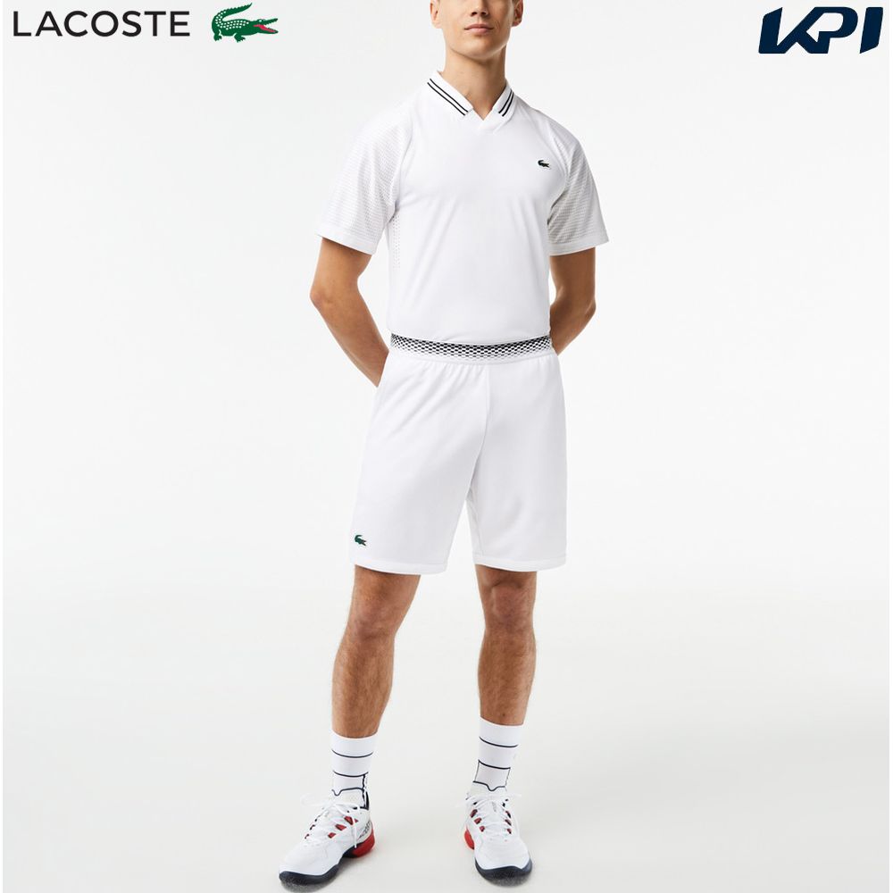 ラコステ LACOSTE テニスウェア メンズ 『ダニール・メドベージェフ』ウルトラドライメッシュショーツ GH5209-99-001 2023SS 『即日出荷』