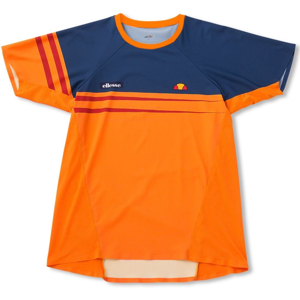 エレッセ Ellesse テニスウェア メンズ S/Sツアークルー EM09100 2019SS｜kpi｜02