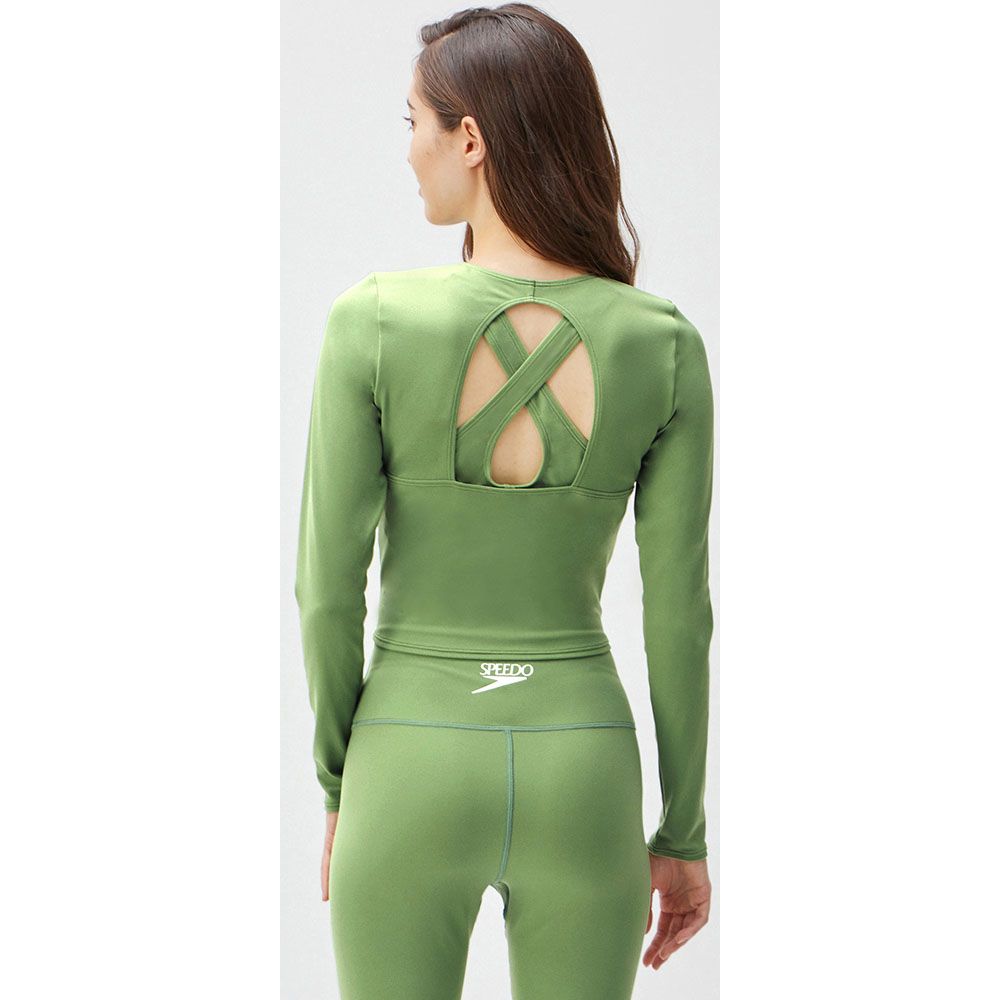 speedo（スピード） 水泳水着 レディース マイコンフィロングスリーブ