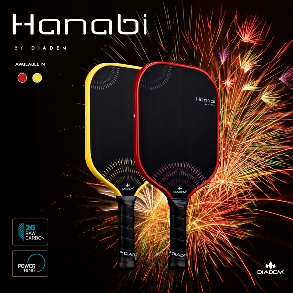 ダイアデム DIADEM ピックルボールパドル HANABI YELLOW ハナビ