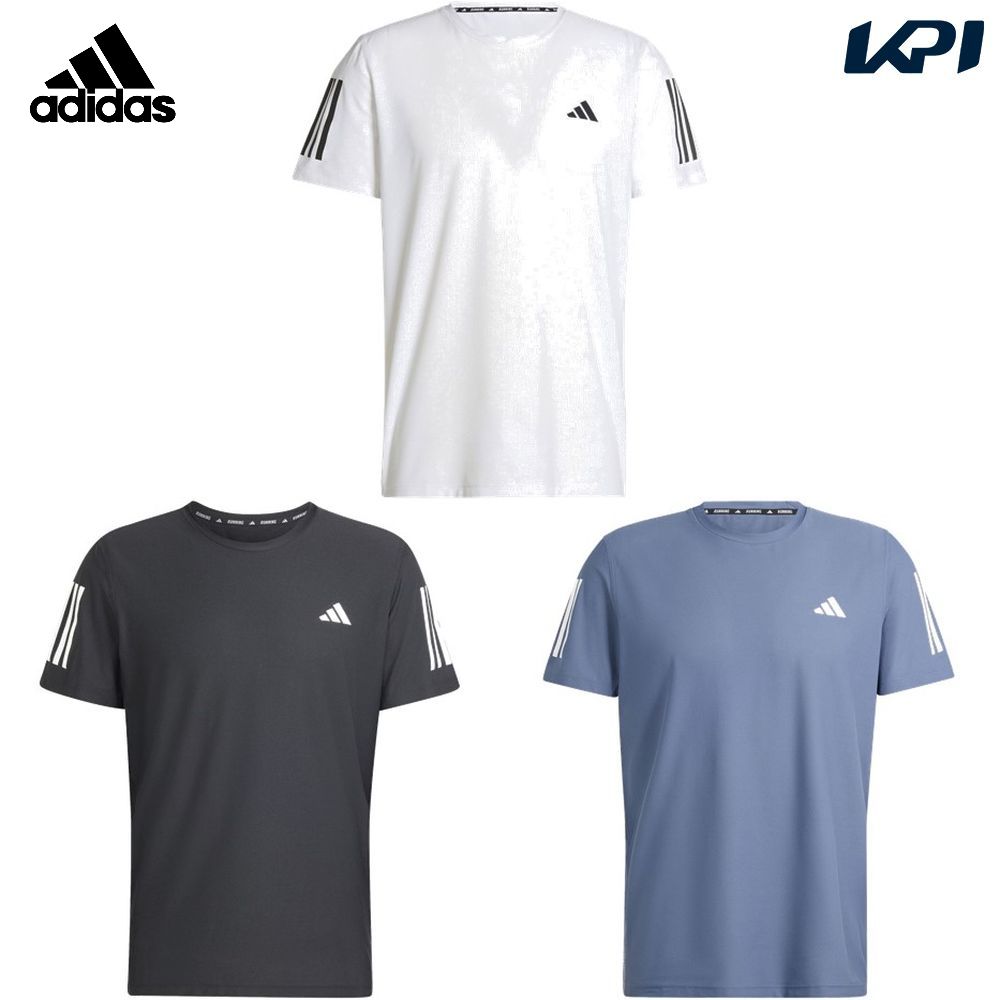 アディダス adidas ランニングウェア メンズ   オウン ザ ラン 半袖Tシャツ IKM76 2024SS｜kpi