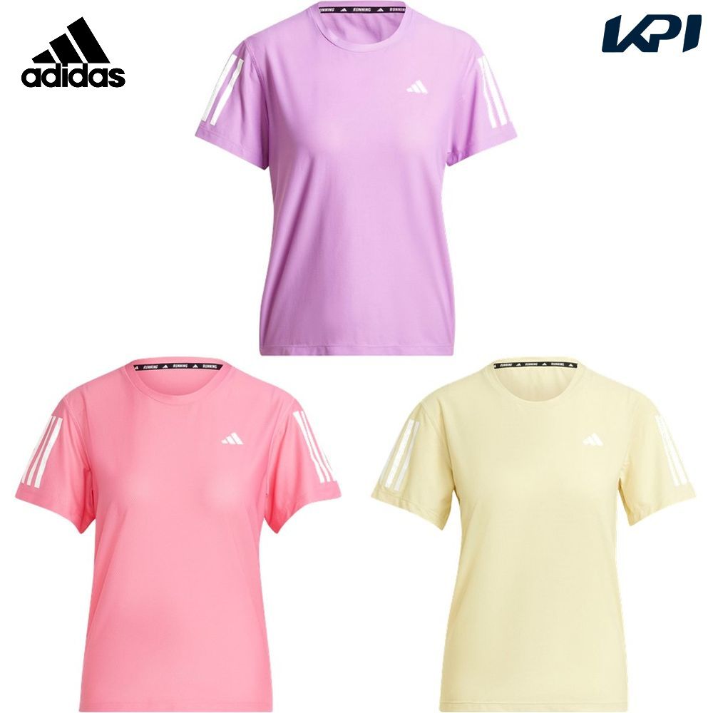 アディダス adidas 陸上ウェア レディース   オウン ザ ラン 半袖Tシャツ IKM84-2025 2025SS